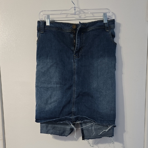 Lane Bryant Blue Denim Skirt - Picture 1 of 6